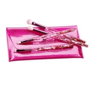 Pink Luxe Glitter Eye Brush Set